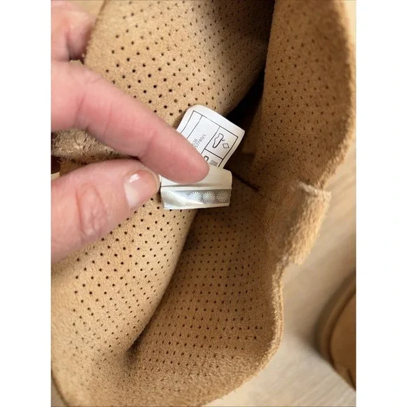UGG Classic Tall Perforated Suede Boots Womens Size 9 Chestnut Summer